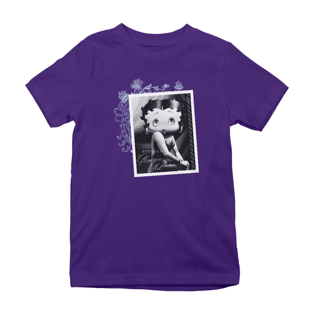 Betty Boop Portrait Glamour Girl Kids T-Shirt