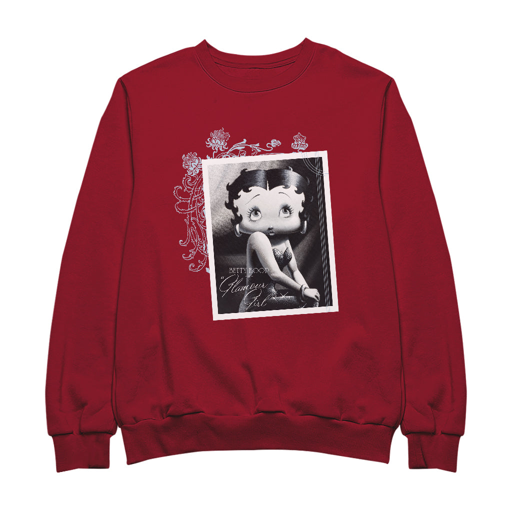 Betty Boop Portrait Glamour Girl Men's Sweatshirt