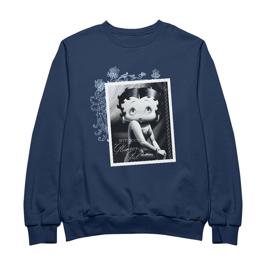Betty Boop Portrait Glamour Girl Men's Sweatshirt