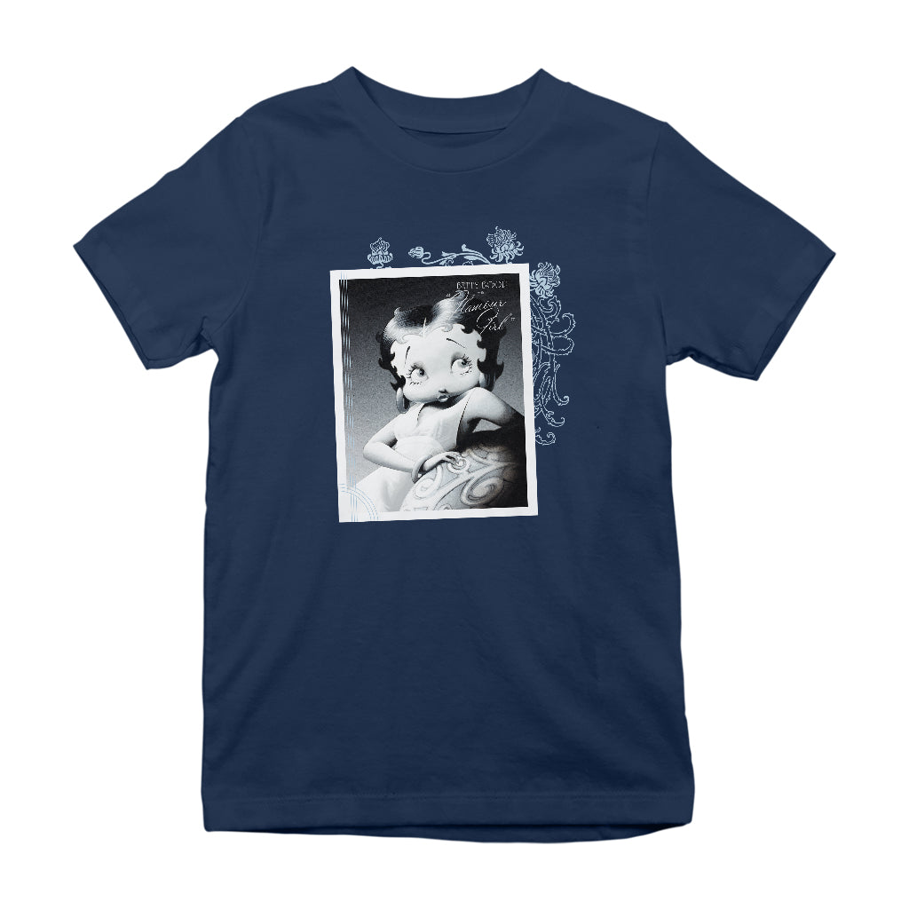 Betty Boop Pose Glamour Girl Kids T-Shirt