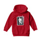Betty Boop Floral Frame Glamour Girl Kids Hooded Sweatshirt