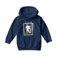 Betty Boop Floral Frame Glamour Girl Kids Hooded Sweatshirt