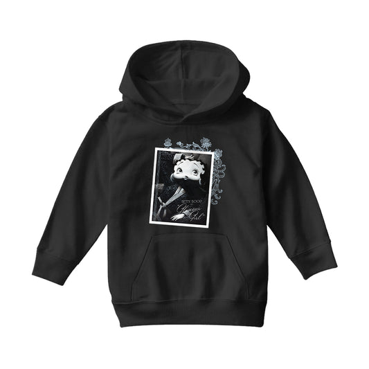 Betty Boop Reclining Glamour Girl Kids Hooded Sweatshirt