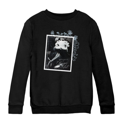 Betty Boop Reclining Glamour Girl Kids Sweatshirt