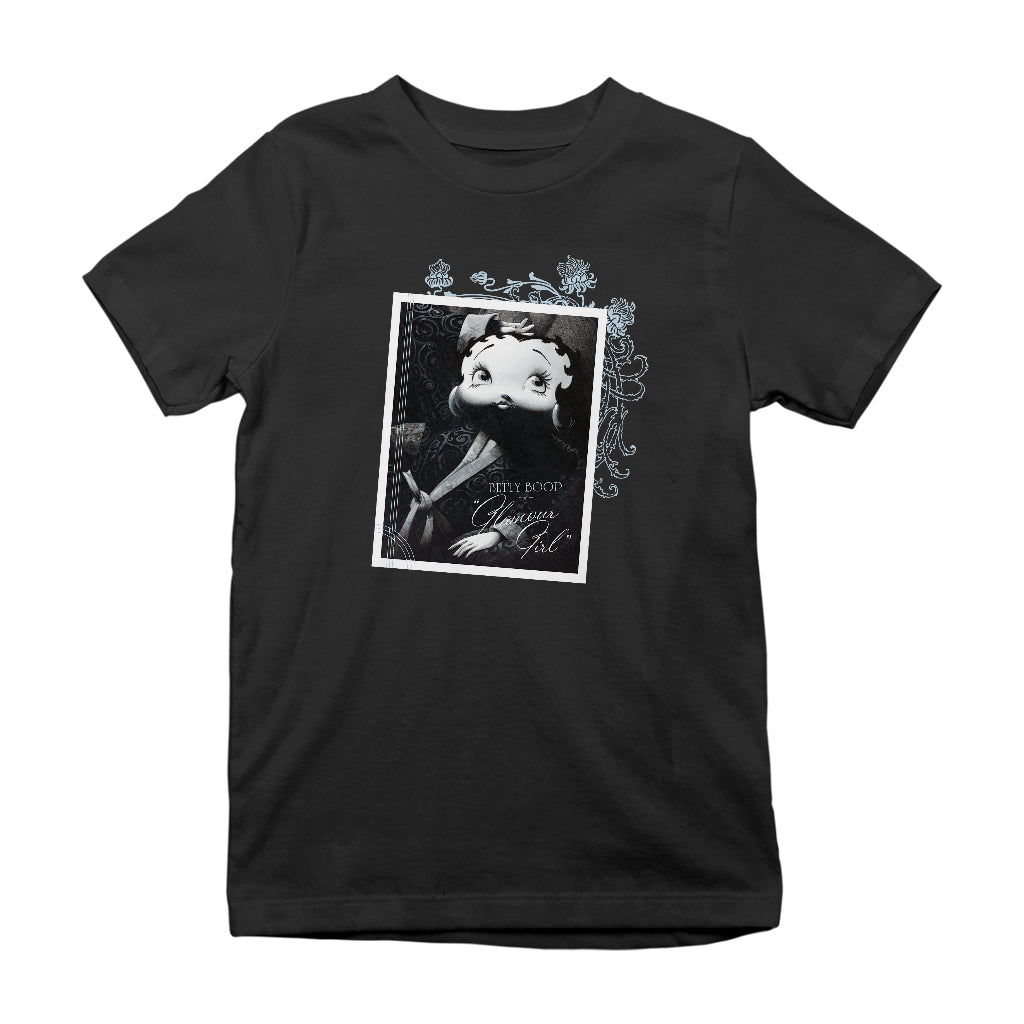 Betty Boop Reclining Glamour Girl Kids T-Shirt