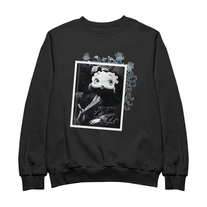 Betty Boop Reclining Glamour Girl Men's Sweatshirt