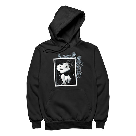 Betty Boop Sparkle Portrait Glamour Girl Women's Hooded Sweatshirt