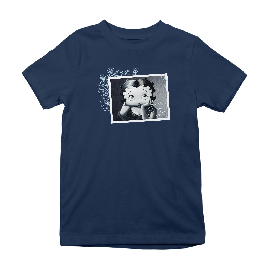 Betty Boop Lashes Glamour Girl Kids T-Shirt