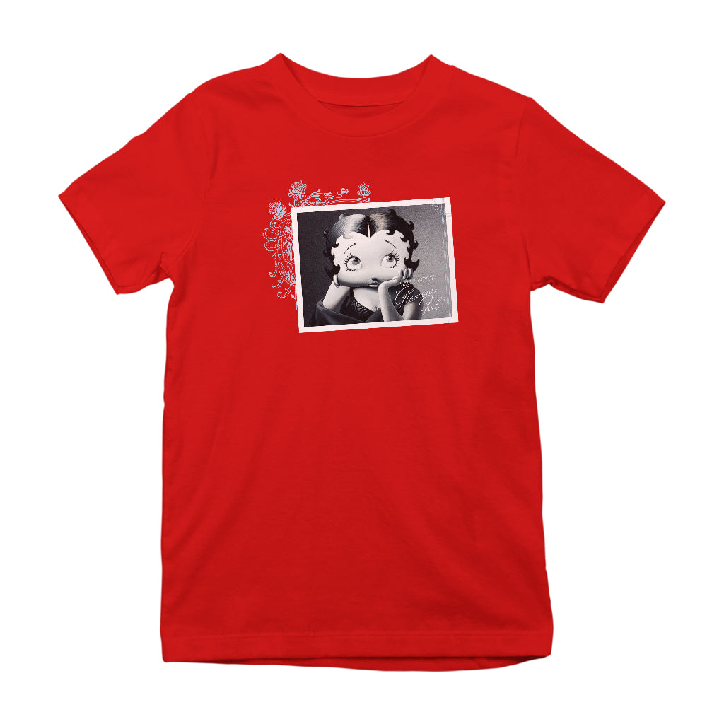 Betty Boop Lashes Glamour Girl Kids T-Shirt