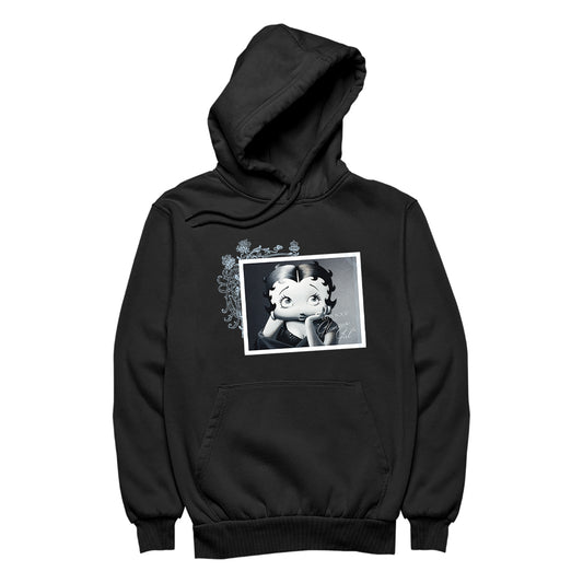 Betty Boop Lashes Glamour Girl Men's Hooded Sweatshirt