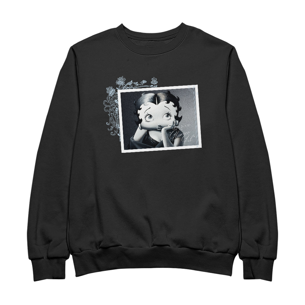 Betty Boop Lashes Glamour Girl Men's Sweatshirt