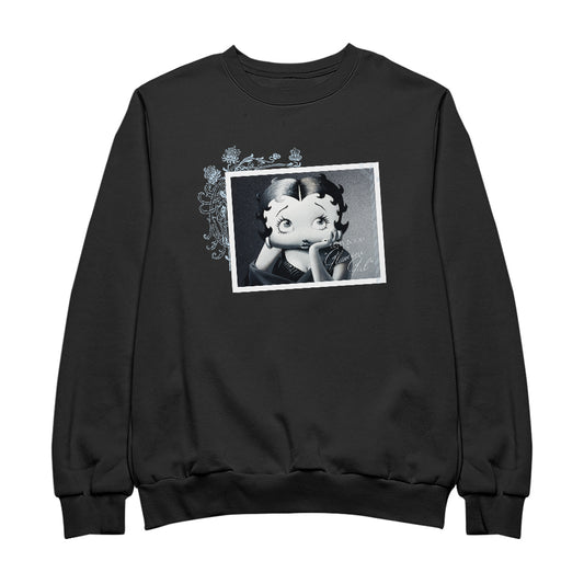 Betty Boop Lashes Glamour Girl Men's Sweatshirt
