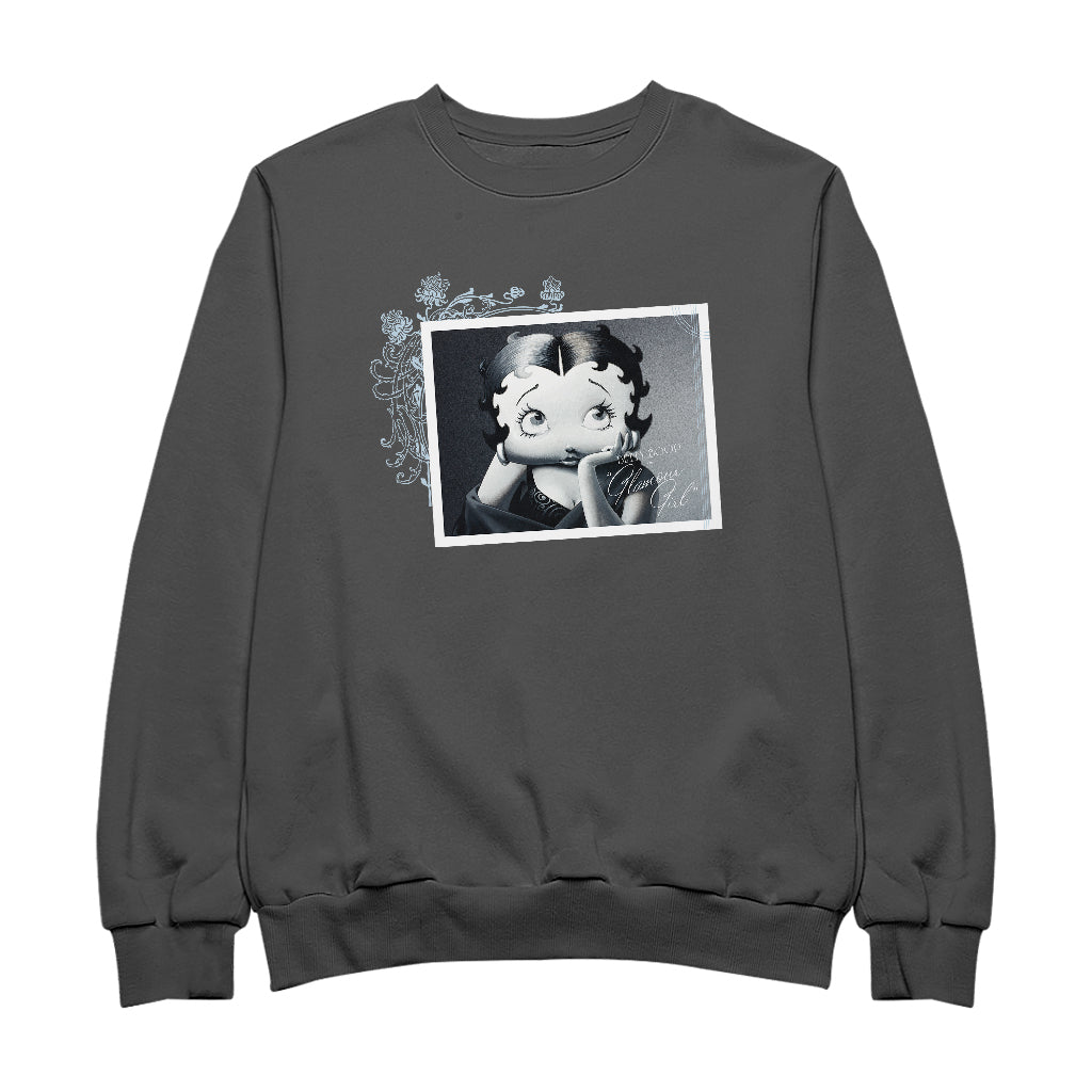 Betty Boop Lashes Glamour Girl Men's Sweatshirt