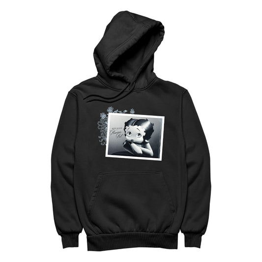 Betty Boop Leaning Portrait Glamour Girl Men's Hooded Sweatshirt
