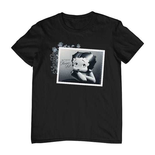 Betty Boop Leaning Portrait Glamour Girl Men's T-Shirt