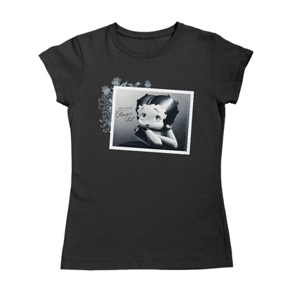 Betty Boop Leaning Portrait Glamour Girl Women's T-Shirt