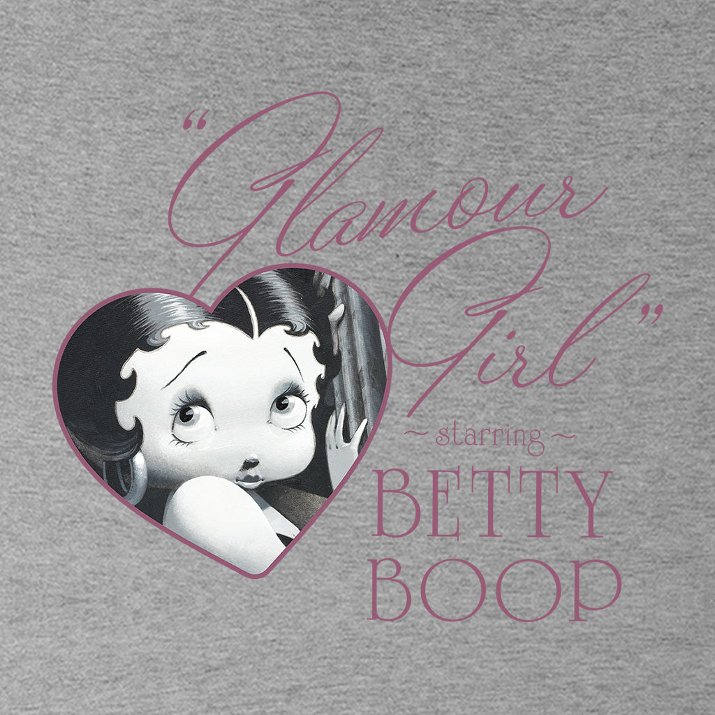 Betty Boop Heart Frame Glamour Girl Men's Hooded Sweatshirt