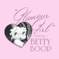 Betty Boop Heart Frame Glamour Girl Men's Hooded Sweatshirt