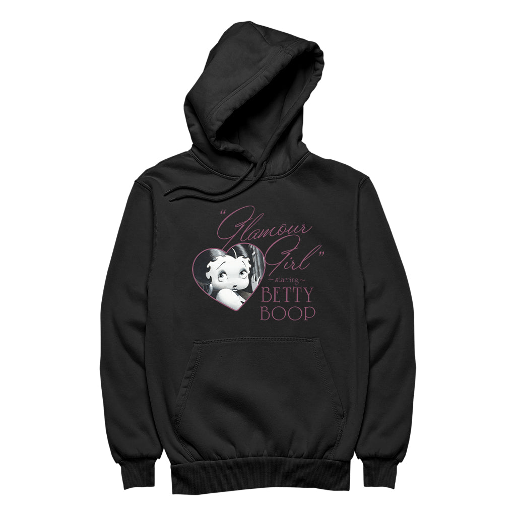 Betty Boop Heart Frame Glamour Girl Men's Hooded Sweatshirt
