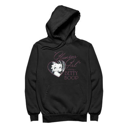 Betty Boop Heart Frame Glamour Girl Men's Hooded Sweatshirt
