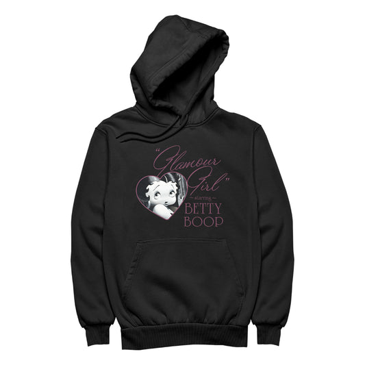 Betty Boop Heart Frame Glamour Girl Men's Hooded Sweatshirt