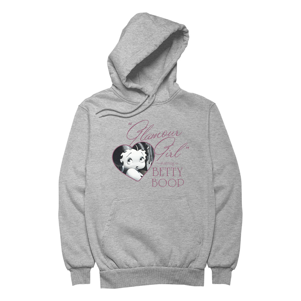 Betty Boop Heart Frame Glamour Girl Men's Hooded Sweatshirt