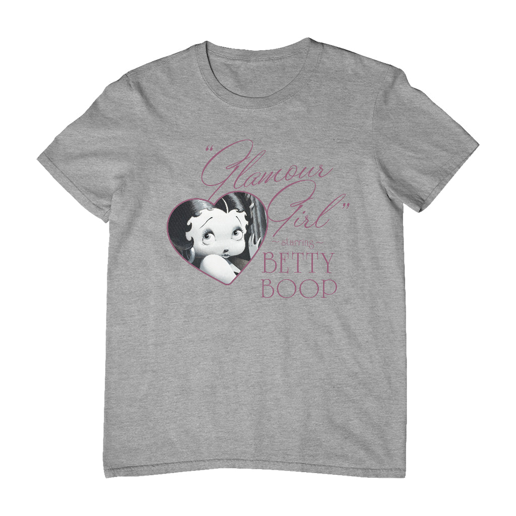 Betty Boop Heart Frame Glamour Girl Men's T-Shirt