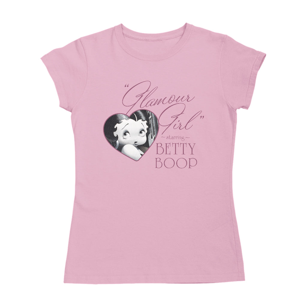 Betty Boop Heart Frame Glamour Girl Women's T-Shirt