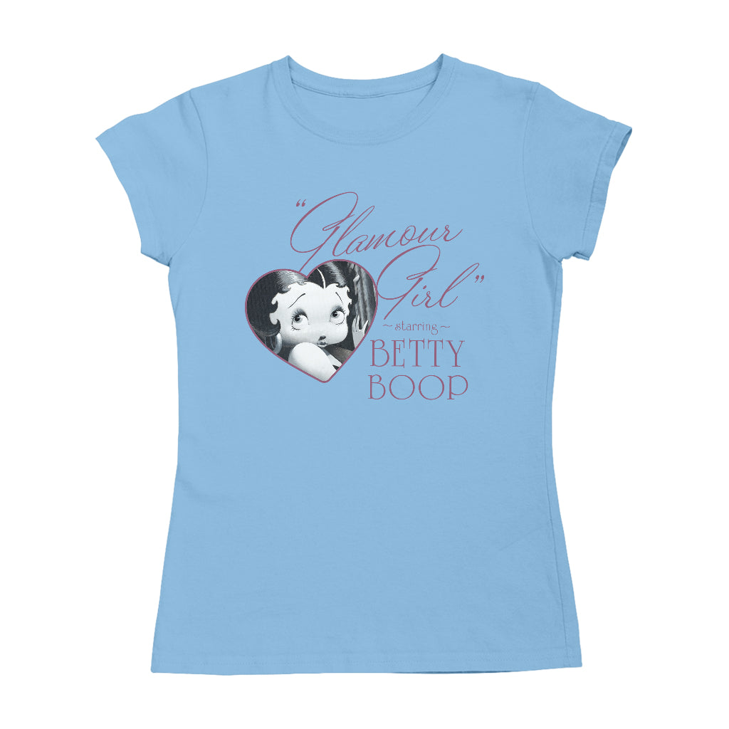 Betty Boop Heart Frame Glamour Girl Women's T-Shirt