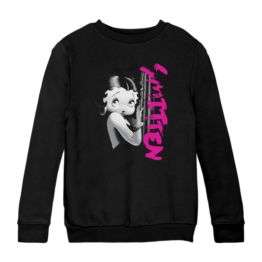 Betty Boop Glamour Smitten Kids Sweatshirt