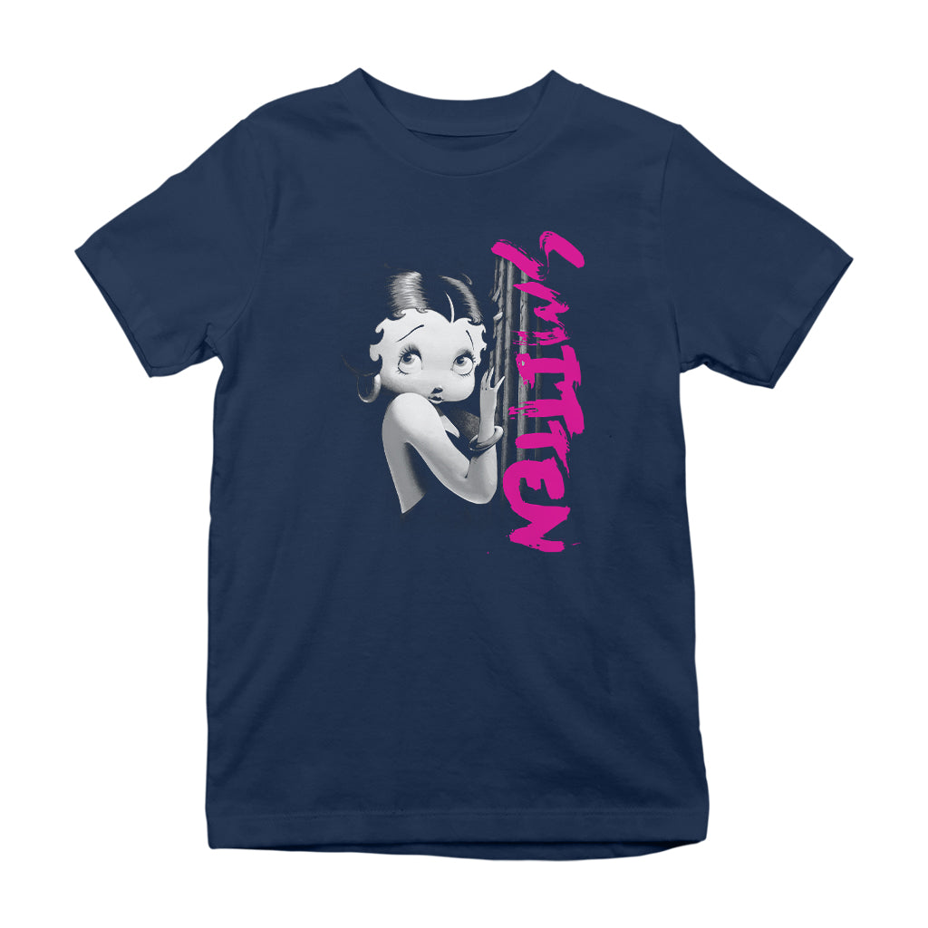 Betty Boop Glamour Smitten Kids T-Shirt