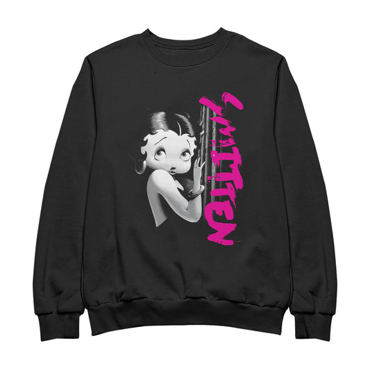 Betty Boop Glamour Smitten Men's Sweatshirt