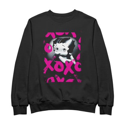 Betty Boop Glamour XOXO Men's Sweatshirt