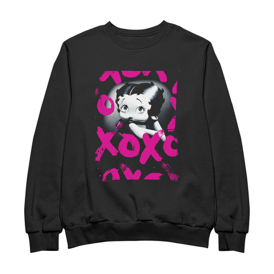 Betty Boop Glamour XOXO Men's Sweatshirt
