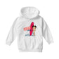 Betty Boop Surf Red Board Kids Hooded Sweatshirt