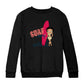 Betty Boop Surf Red Board Kids Sweatshirt