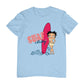 Betty Boop Surf Red Board Men's T-Shirt