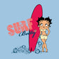 Betty Boop Surf Red Board Men's Hooded Sweatshirt