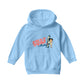 Betty Boop Surf Hawaii Floral Board Kids Hooded Sweatshirt