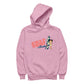 Betty Boop Surf Hawaii Floral Board Men's Hooded Sweatshirt