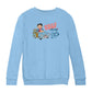 Betty Boop Pin Up Surf Car Kids Sweatshirt