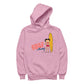 Betty Boop Surf Yellow Board Men's Hooded Sweatshirt