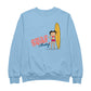 Betty Boop Surf Yellow Board Men's Sweatshirt