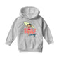 Betty Boop Surf Pale Green Board Kids Hooded Sweatshirt