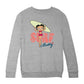 Betty Boop Surf Pale Green Board Kids Sweatshirt