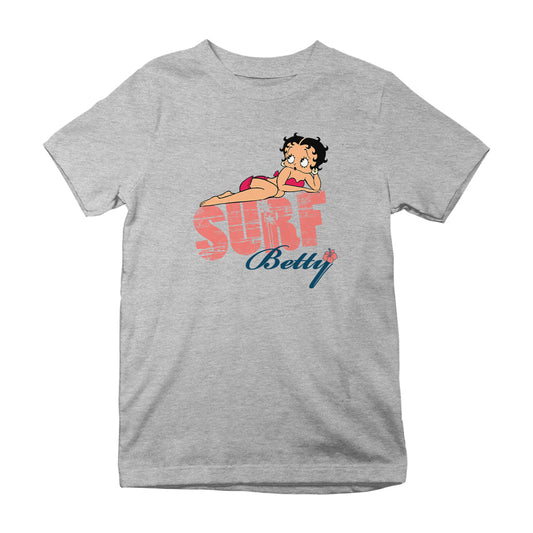 Betty Boop Surf Pin Up Kids T-Shirt