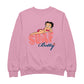 Betty Boop Surf Pin Up Men's Sweatshirt