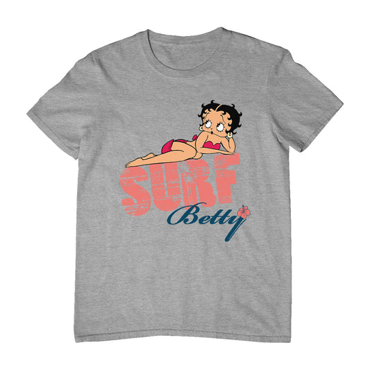 Betty Boop Surf Pin Up Men's T-Shirt