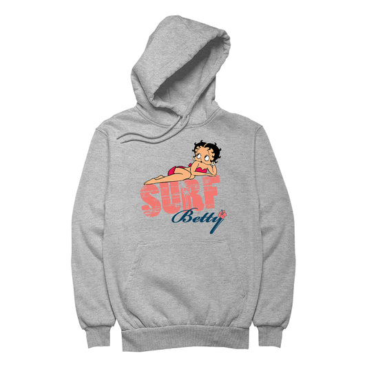 Betty Boop Surf Pin Up Women's Hooded Sweatshirt