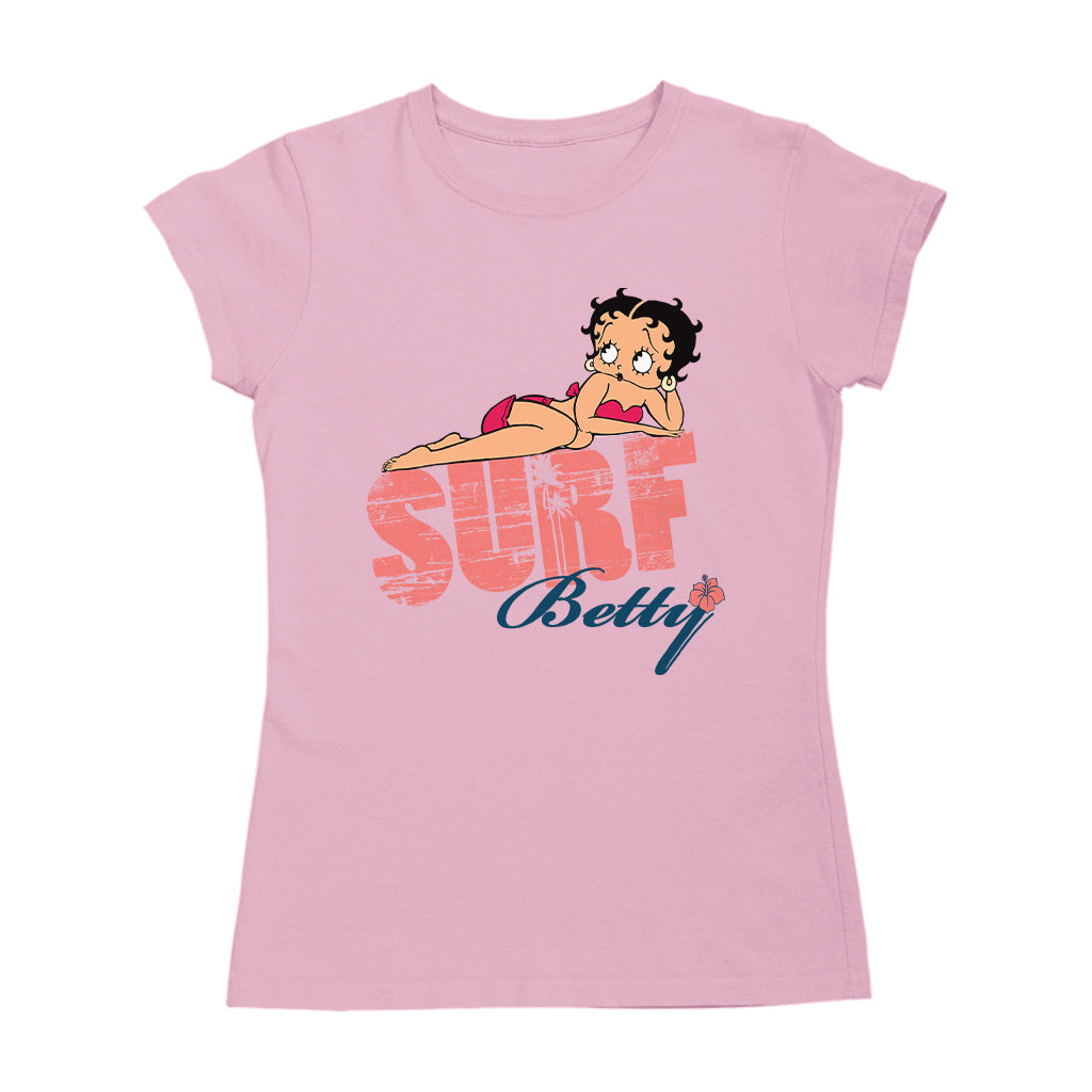 Betty Boop Surf Pin Up Women's T-Shirt